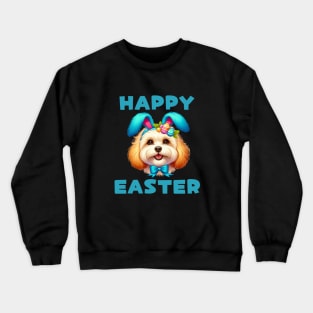 Maltipoo Easter Bunny Crewneck Sweatshirt